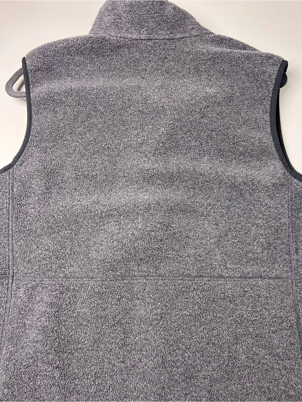 L.L.Bean Men’s Gray Full Zip Vest Stand-Up Collar Pockets Size M Regular